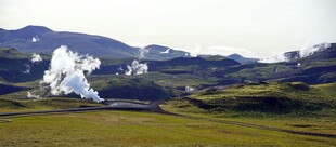 草原上的蒸汽景观