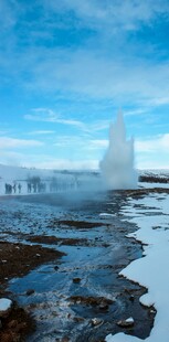 冰岛间歇泉景观