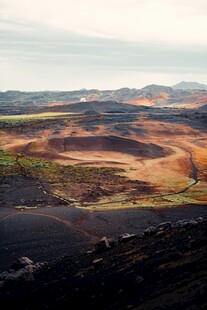壮丽火山地貌景观