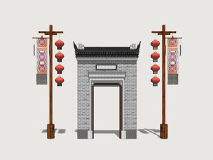 中式门头