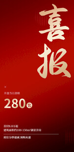 喜报海报