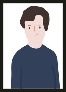 卡通男人