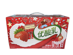 伊利优酸乳 草莓味