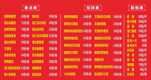 隆江猪脚饭菜单