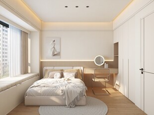 简约温馨卧室室内设计图