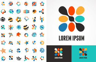 多彩创意图标集合展示