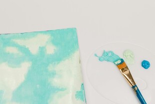 水彩绘画创作场景