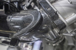 摩托车部件特写