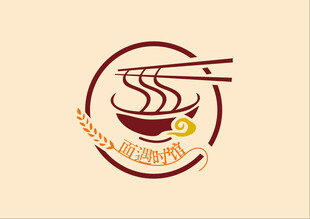中式面馆标志设计
