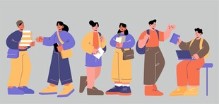 扁平化人物