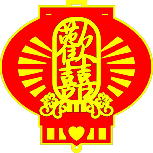 喜庆灯笼图案