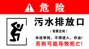 污水排放口