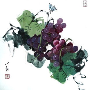 葡萄画