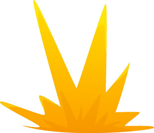 黄色光芒图标