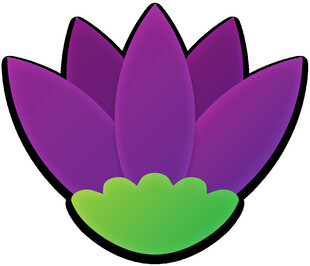 紫色莲花图标
