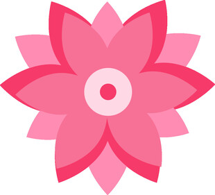 粉色莲花图标