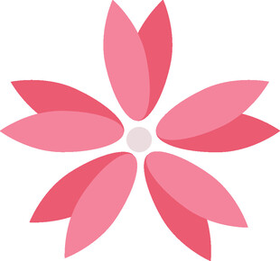 粉色花瓣花朵图案