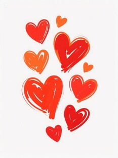 桃心卡片 LOVE 情人卡片 