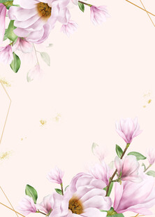 淡雅花卉背景图