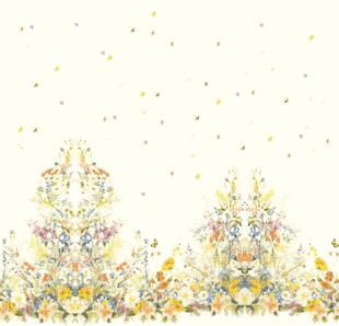 梦幻花卉背景图