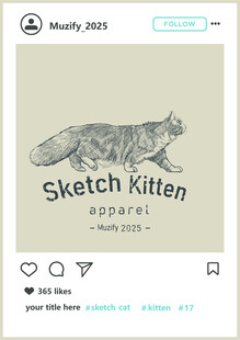 布偶猫 手绘稿