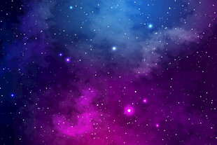 梦幻星空宇宙绚丽景象
