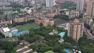 城市俯瞰景观图