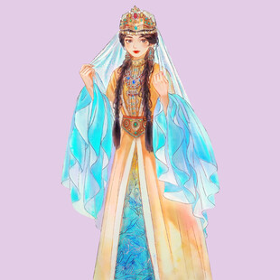 维吾尔族少女