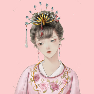 古风佳人汉服扮相