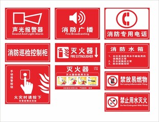 消防标识牌集合