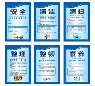 企业6S管理宣传海报