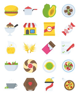 多样美食图标