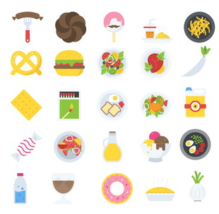 多彩美食图标