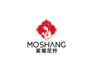 茉裳花开品牌标志展示