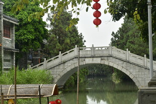 江南古镇古建小桥