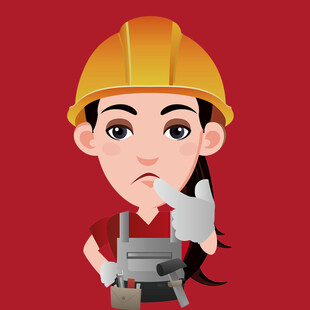 女建筑工人形象