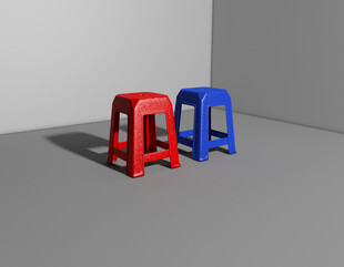 塑料椅子C4D模型