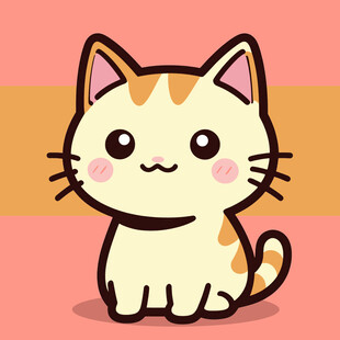 可爱卡通猫咪形象