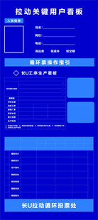 蓝色工厂数据统计分析图表界面