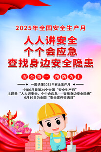 安全月海报