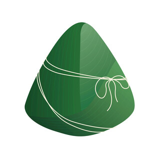 卡通风格三角粽 粽子素材