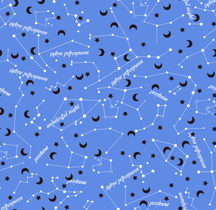 蓝色星空图案背景纹理