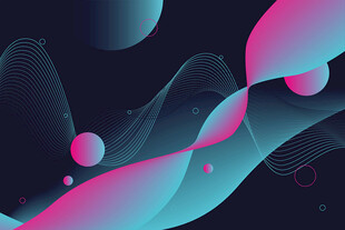 线条曲线几何背景