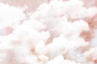 梦幻粉色云朵背景图
