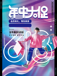 年中大促海报展示