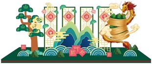 端午节美陈