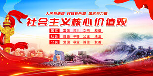 社会主义核心价值观宣传图