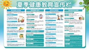 春季健康教育宣传栏