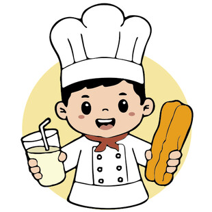 手绘卡通厨师图片