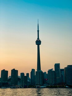 多伦多城市天际线黄昏美景